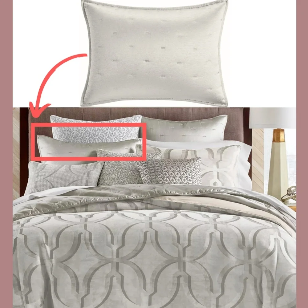 NEW $135 [ 1 Standard ] Quilted Pillow Sham for Hotel‎ Collection Primativa